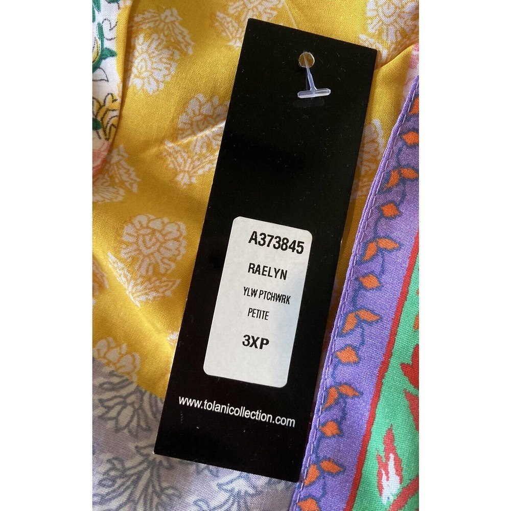 Tolani Multicolor Patchwork Cardigan - image 4